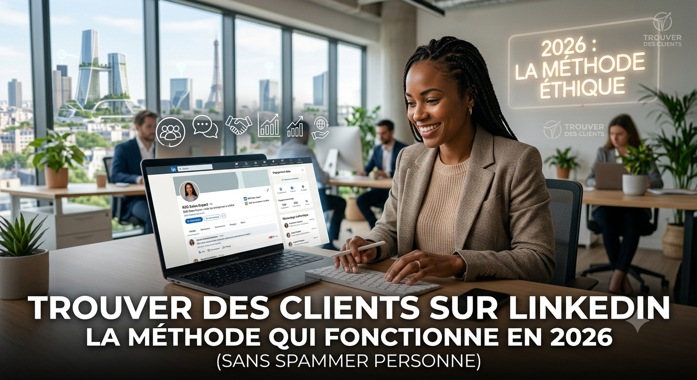 trouver des clients sur linkedin