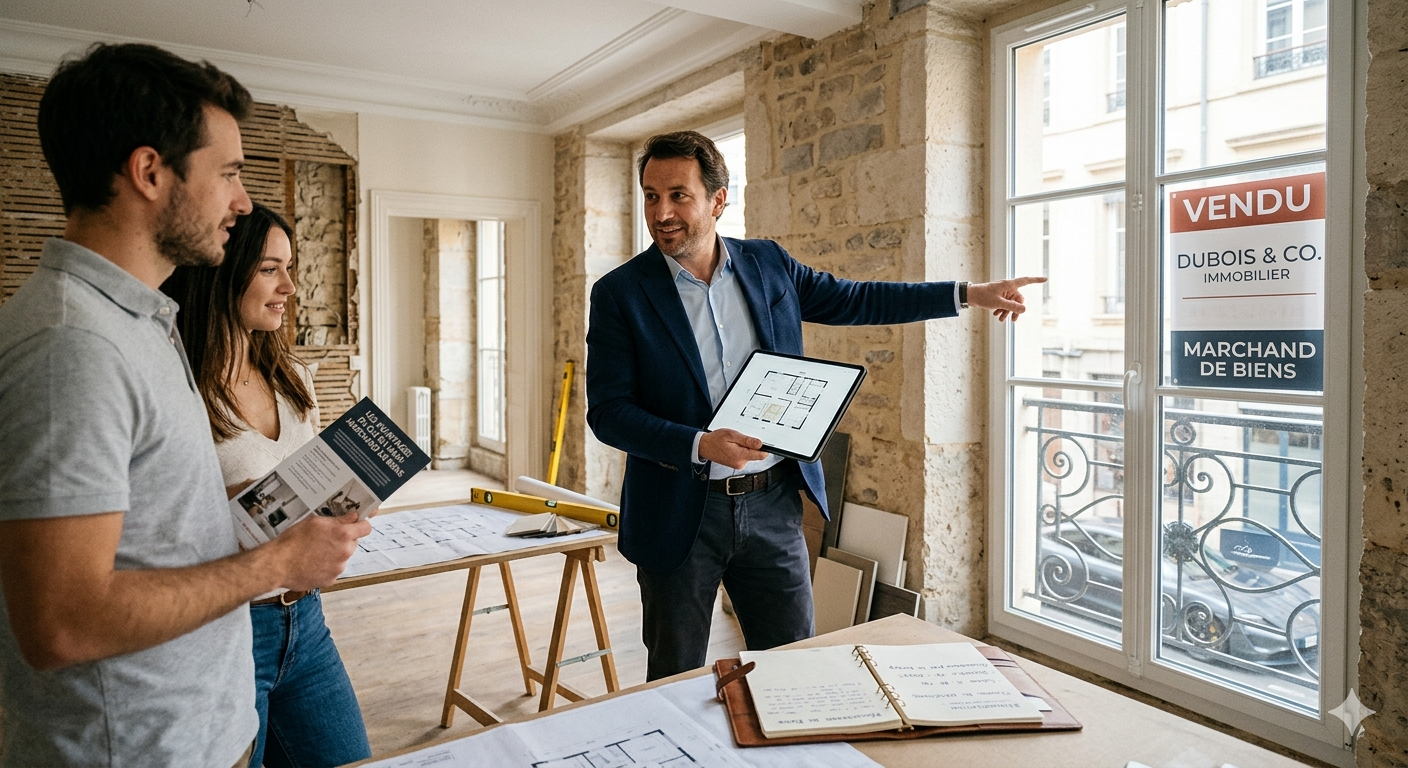 comparatif salaire marchand de biens